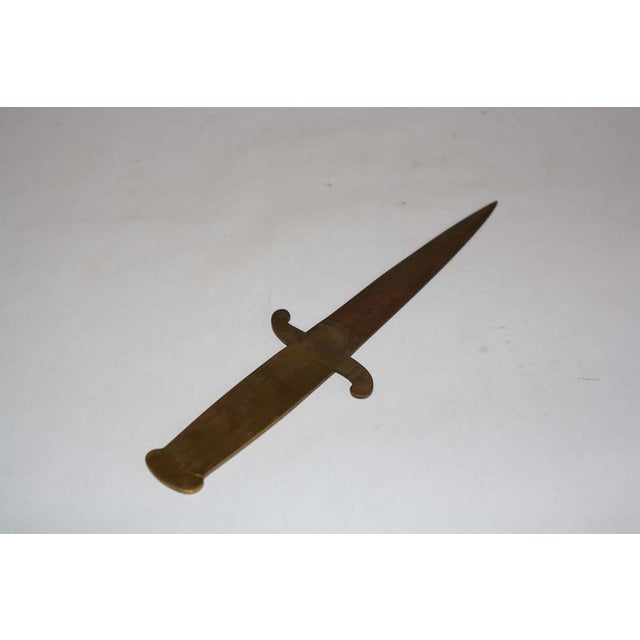 Vintage Brass Sword Letter Opener Chairish