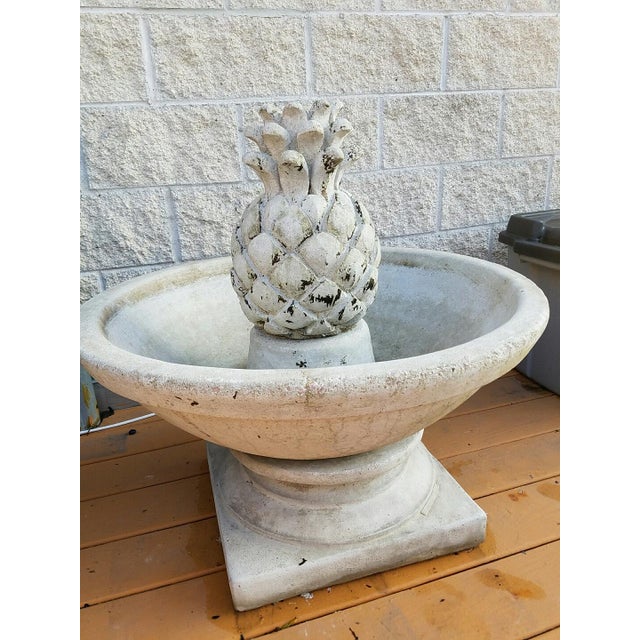Concrete Pineapple Fountain Chairish