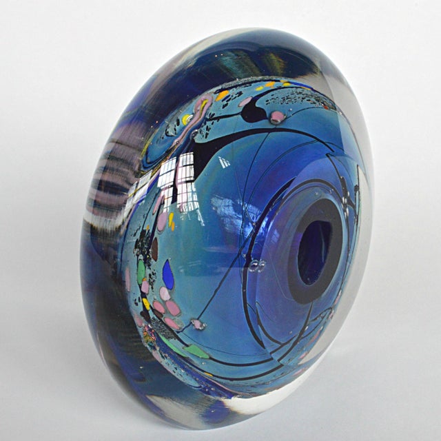 Rollin Karg Art Glass Paperweight Sculpture Chairish