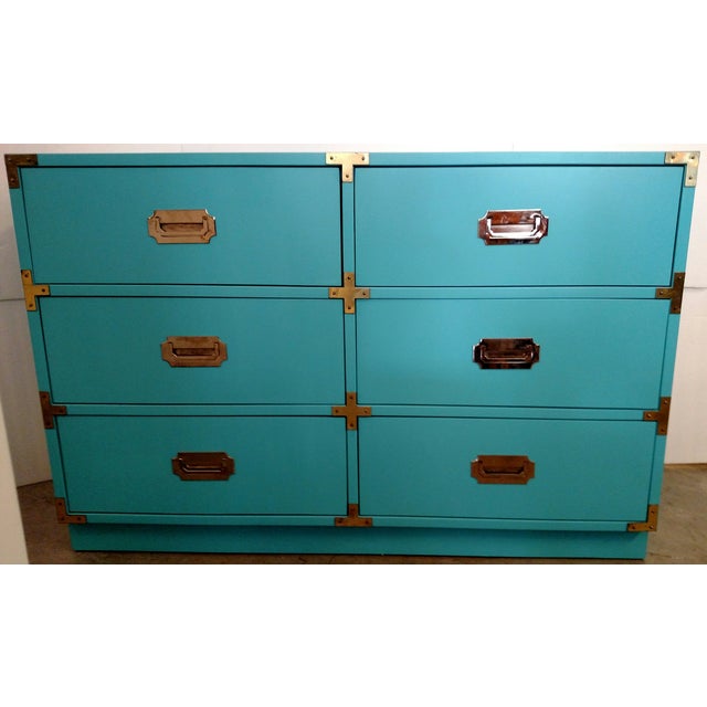 Vintage Campaign Bernhardt Dresser Chairish