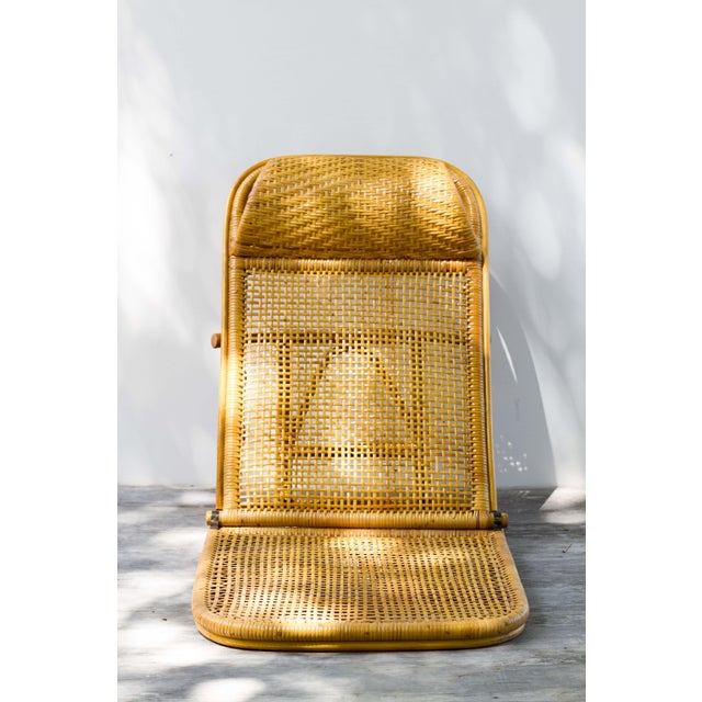 Vintage Rattan Beach Chair Chairish