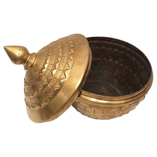 Vintage Brass Container Chairish