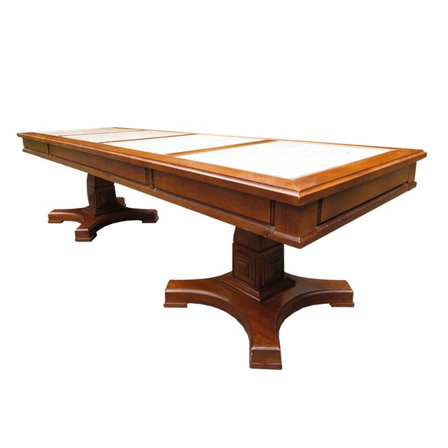 Vintage Stone Tile Top Coffee Table Chairish