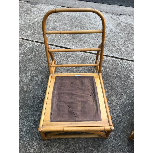 Vintage Ficks Reed Bamboo Lounge Chairs A Pair Chairish