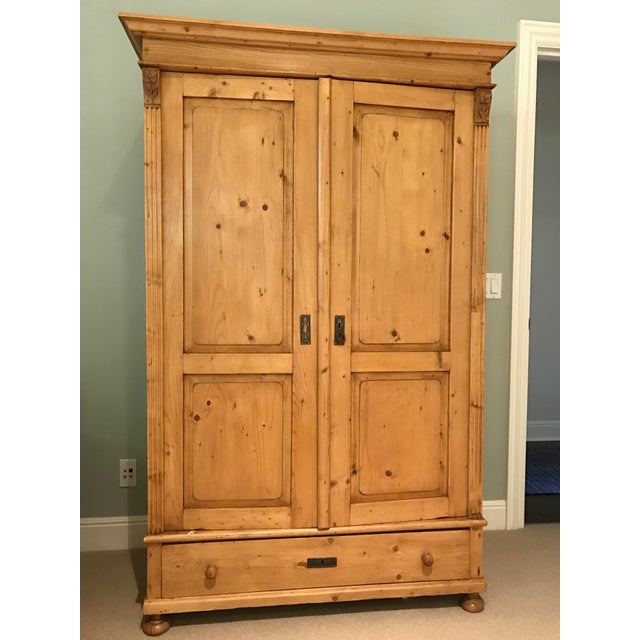 Antique Pine Armoire Chairish
