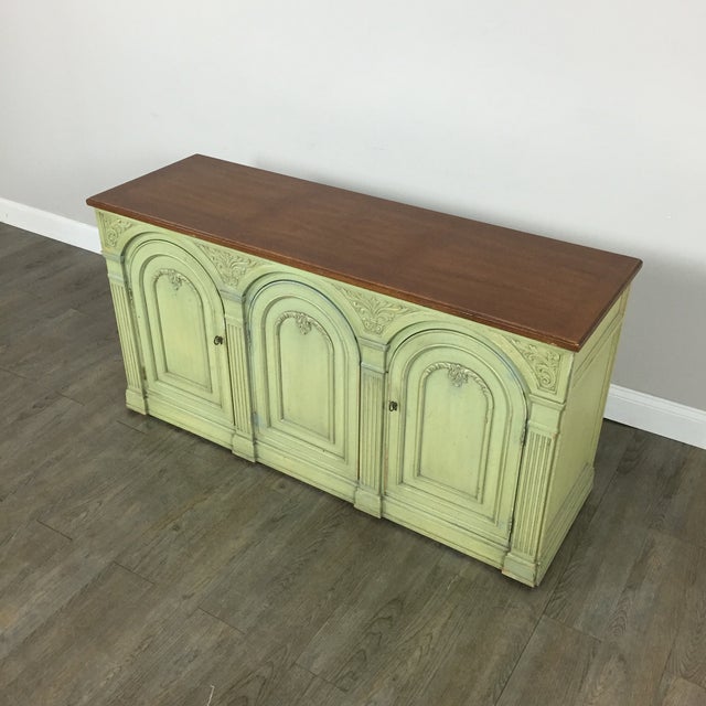 Henredon LightGreen Sideboard Credenza Chairish