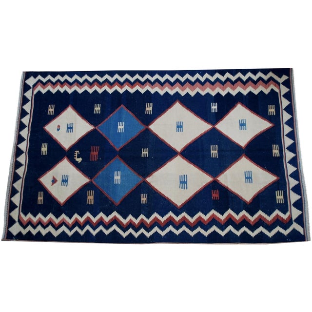 Contemporary Handmade Persian Rug 5'5" X 8'9" Chairish