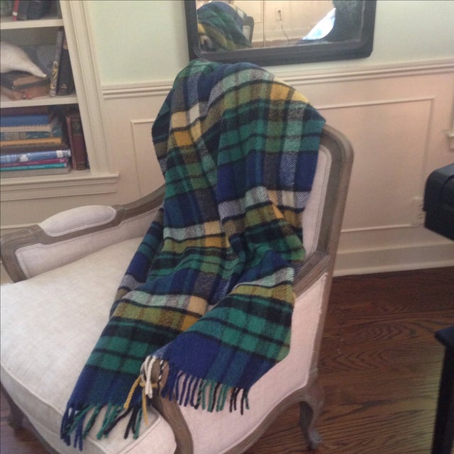 Plaid Wool Tailgate/Picnic Blanket Chairish