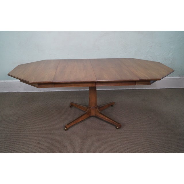Thomasville MidCentury Pedestal Base Dining Table Chairish