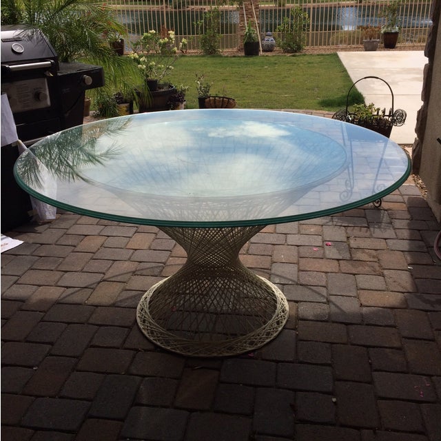 MidCentury Spun Fiberglass Patio Dining Set Chairish