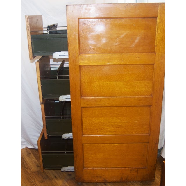 Vintage Globe-Wernicke 4-Drawer File Cabinet | Chairish