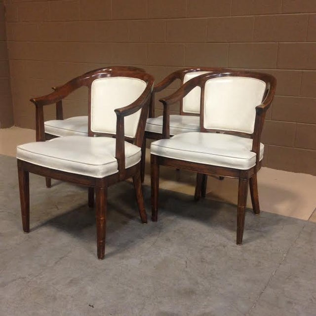 Henredon White Dining Chairs Set of 4 Chairish