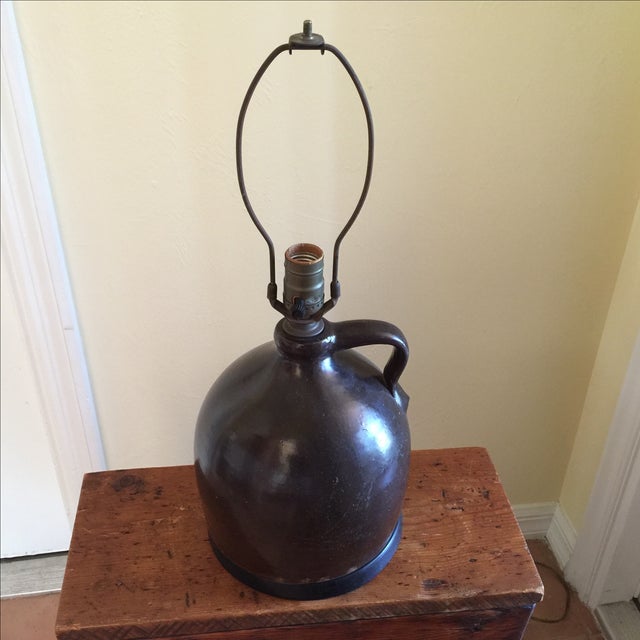 Vintage Pottery Jug Lamp Chairish