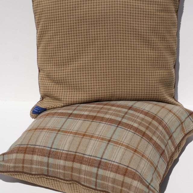 Ethan Allen Extra Large Wool Pillows A Pair Chairish