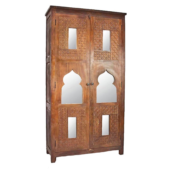 Moroccan Carved Armoire Chairish
