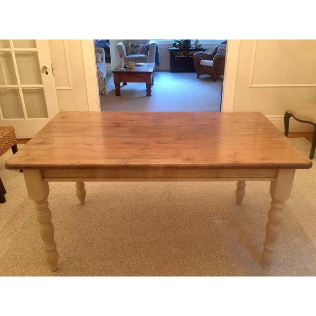 Pottery Barn Farmhouse Dining Table Chairish