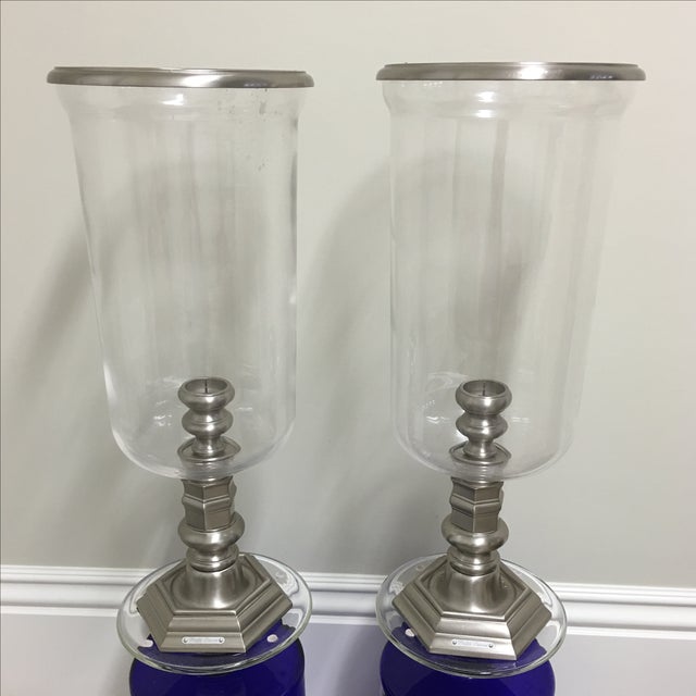 Ralph Lauren Hurricane Candle Holders A Pair Chairish