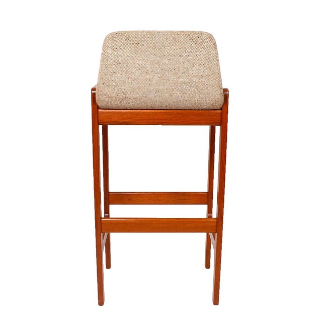Danish Modern Teak Bar Stools A Pair Chairish