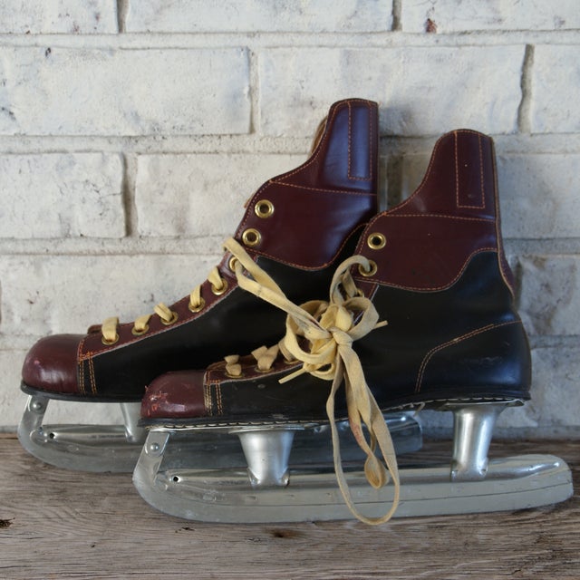 Vintage Canadian Hockey Skates Chairish
