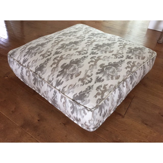 Gray Ikat Floor Cushions (4 Total) Chairish