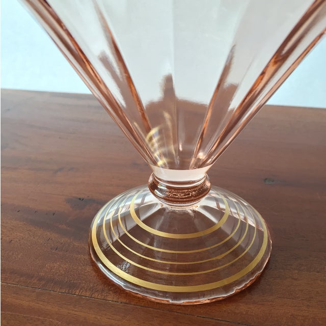 French Pink Depression Glass Vanity Jar With Lid Chairish