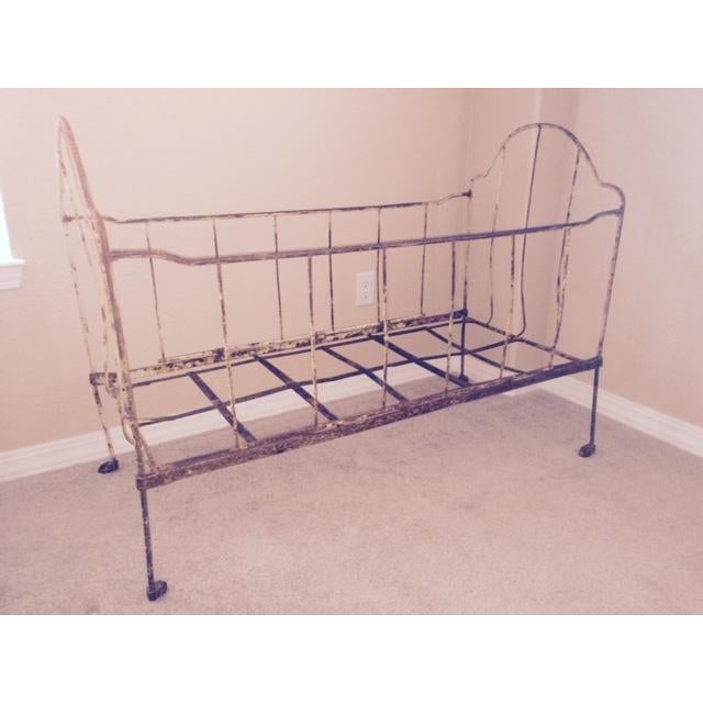 Vintage Iron Crib Chairish