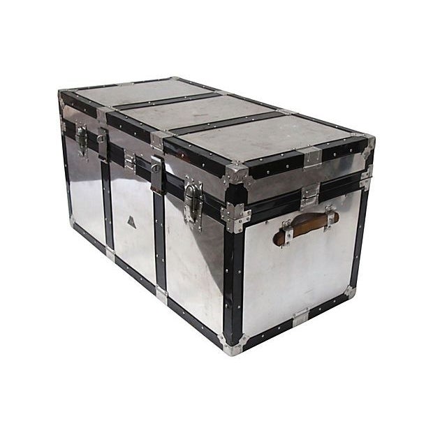 Aluminum Storage Trunk Chairish