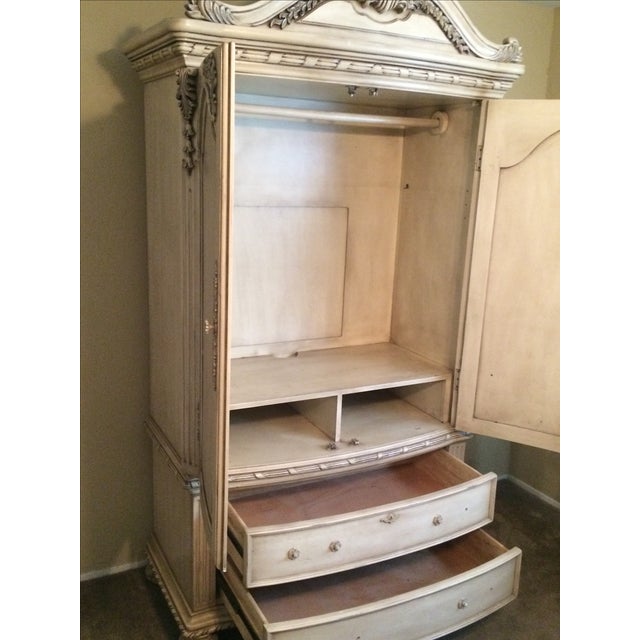 Cream Colored Armoire Chairish
