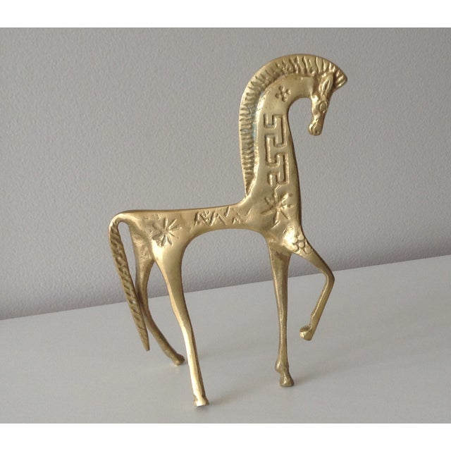 Frederick Weinberg Gilt Trojan Horse Sculpture Chairish