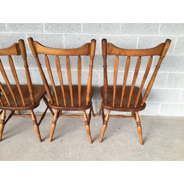 Cushman Colonial Creations Rock Maple Side Chairs Set of 4 Chairish