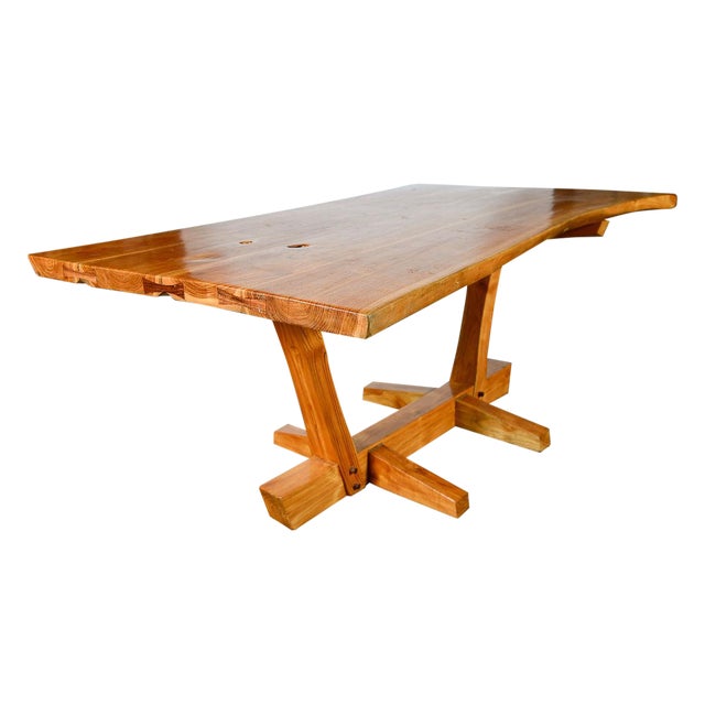 Nakashima Style Conoid Dining table Chairish