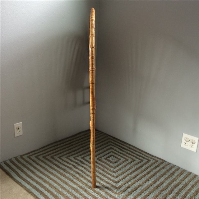 Vintage Boho Chic Bamboo Twin Headboard Chairish