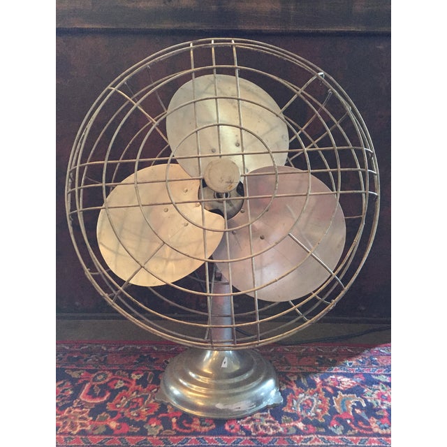 Vintage Large Metal Fan Chairish