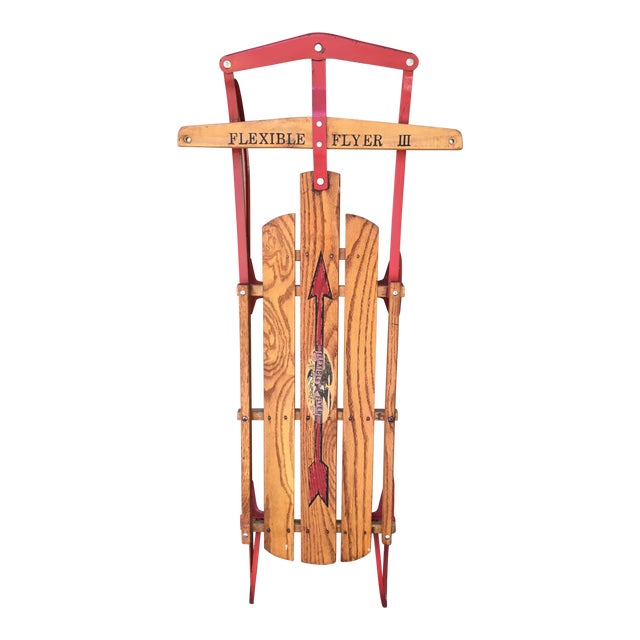 Flexible Flyer III Sled Chairish