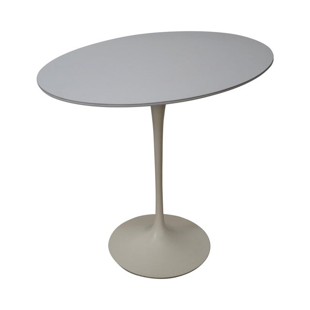 Knoll Early Eero Saarinen Oval Tulip Side Table | Chairish