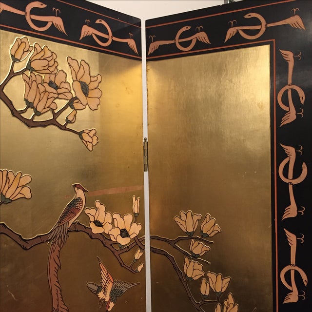 Antique Coromandel 4 Panel Screen Chairish