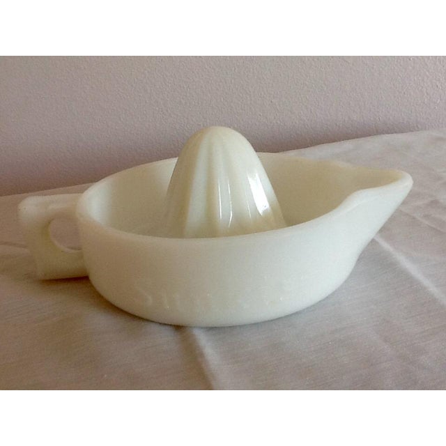 MidCentury Milk Glass "Sunkist" Juicer Chairish