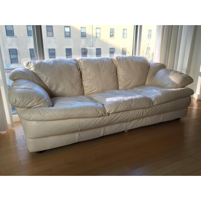 Natuzzi Italian Leather Sofa Chairish