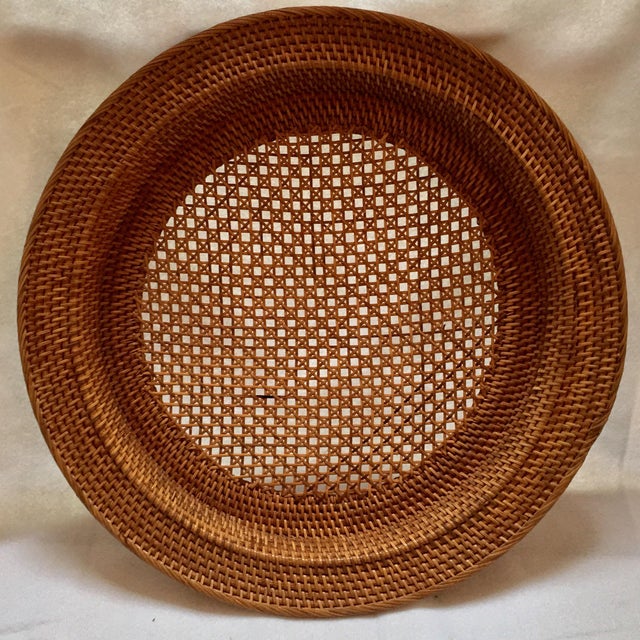 Antique Rattan Cane Trays A Pair Chairish