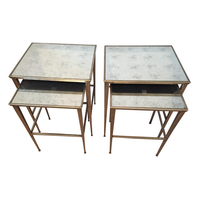 Restoration Hardware Nesting Side Tables A Pair Chairish