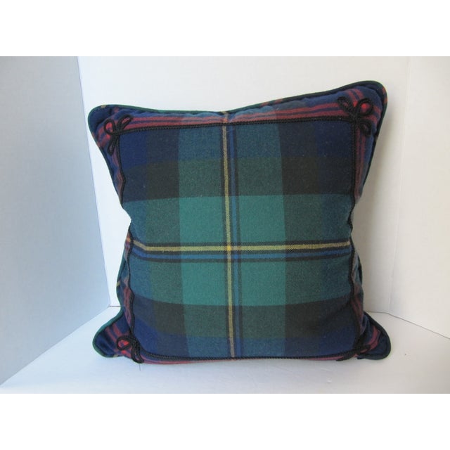 Ralph Lauren Vintage Plaid Pillows A Pair Chairish