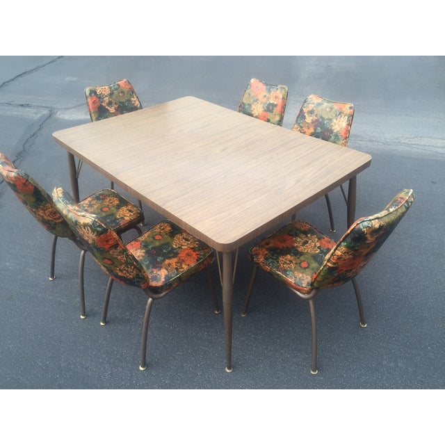 1950s Walter Wabash Formica Dining Table Chairish