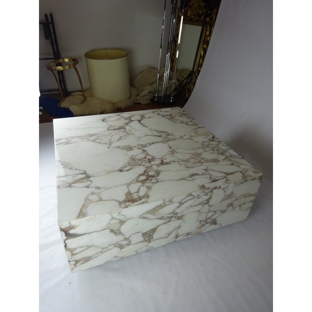 Marble Plinth Coffee Table Chairish