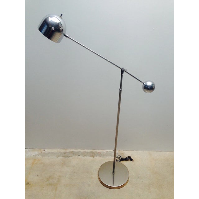 Mid Century Chrome Counterweight Floor Lamp Chairish