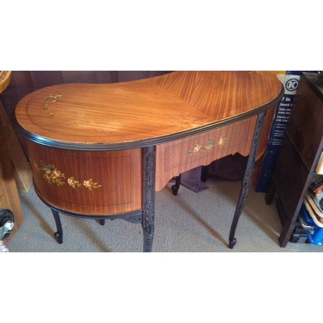 Antique Kidney Shape Writing Desk Chairish