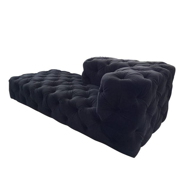 Restoration Hardware Soho Tufted LeftArm Chaise Chairish