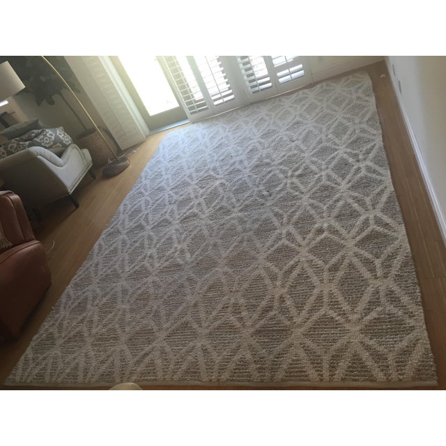 West Elm Woven Geo Jute Rug 9' X 12' Chairish