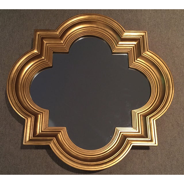 Gold Quatrefoil Mirror Chairish