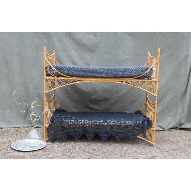 Vintage Bamboo Bunk Beds Chairish
