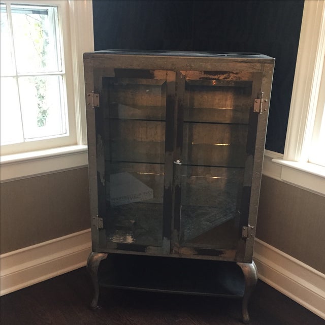 Restoration Hardware Burnished Steel Pharmacy Chairish